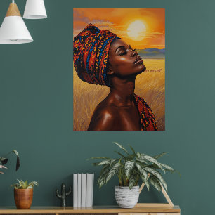 Sunrise in the Serengeti Poster