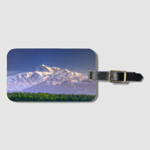 Sunrise Kisses Mt. McKinley Alaska Range Luggage Tag
