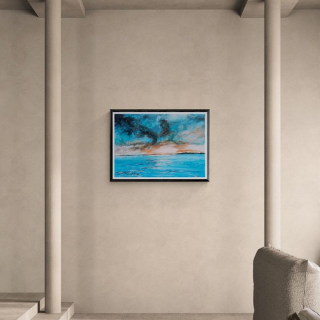 Sunrise Landscape Painting Photo Print (Creator Uploaded)