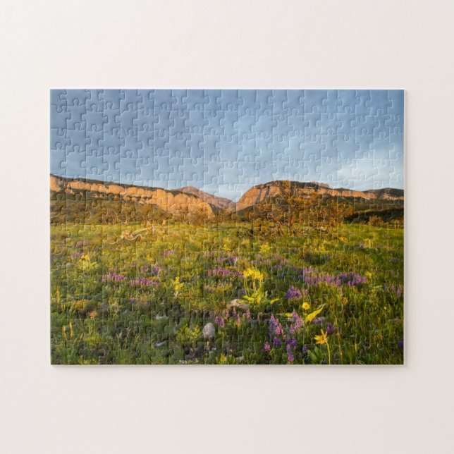 Sunrise Lights Blackleaf Canyon Jigsaw Puzzle (Horizontal)
