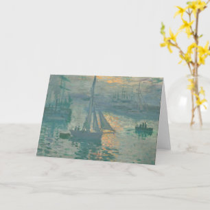 Sunrise (Marine) by Claude Monet Card
