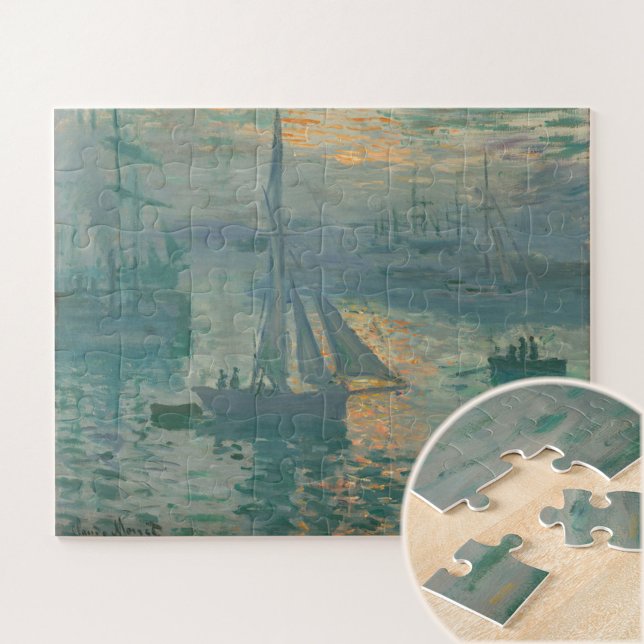Sunrise (Marine) by Claude Monet Jigsaw Puzzle (Creator Uploaded)