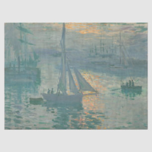 Sunrise (Marine) by Claude Monet Tissue Paper