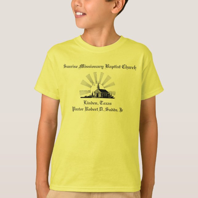 Sunrise Missionary Baptist Church T-Shirt (KIDS) (Front)