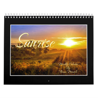 Sunrise Monthly Calendar By Thomas Minutolo