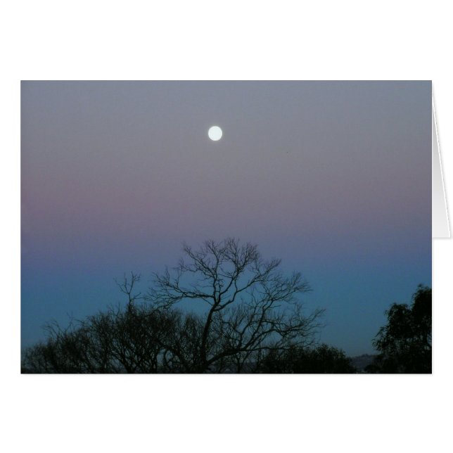 Sunrise Moon Card (Front Horizontal)