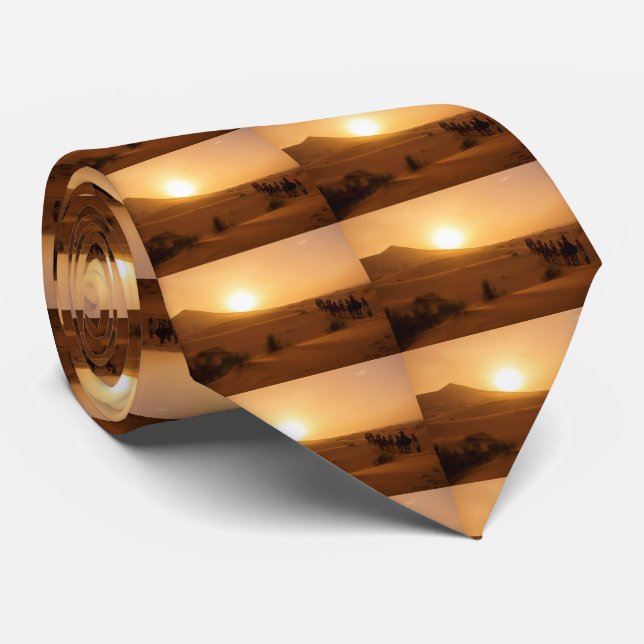 Sunrise Morocco, 2015, Eternal Sahara Sand Tie (Rolled)