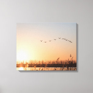 Sunrise Nature Photo Canvas Print
