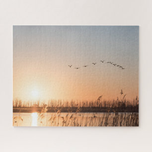 Sunrise Nature Photo Jigsaw Puzzle