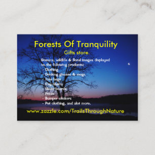 Sunrise Oak Tree Business card