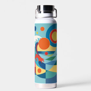 Sunrise Ocean Wave Water Bottle