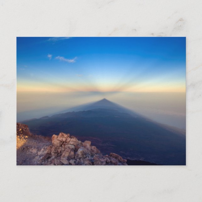 Sunrise of Mount Teide card (Front)