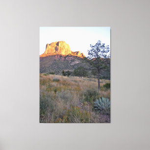 Sunrise on Casa Grande, BBNP, Texas Canvas Print