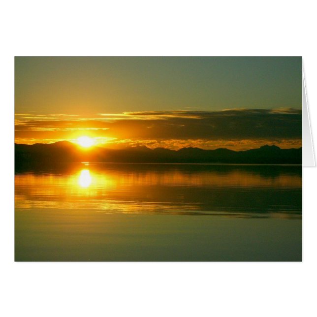 Sunrise on Lake Yellowstone (blank inside) (Front Horizontal)