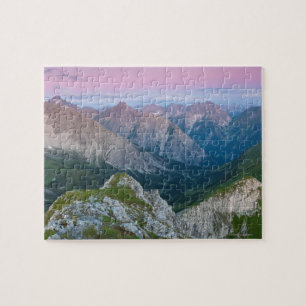 Sunrise on mt. falschkogel, in the lechtaler 4 jigsaw puzzle