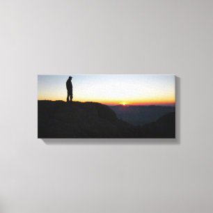 Sunrise on Mt Whitney 2 - John Muir Trail Canvas Print