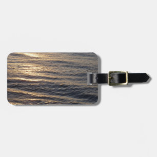 Sunrise on Ocean Waters Calming Photography Luggage Tag