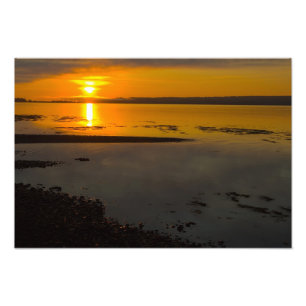 Sunrise on Penobscot Bay, Searsport, Maine Photo Print