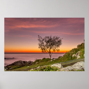 Sunrise On The Beach Armação Poster