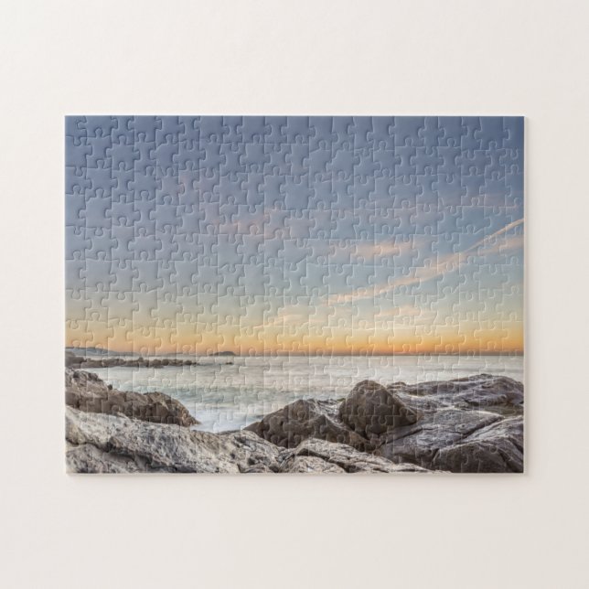 Sunrise On The Beach Armação, San Catarina Jigsaw Puzzle (Horizontal)