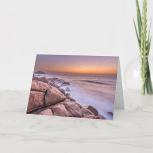 Sunrise On The Beach Guarda Do Embau Card