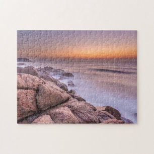 Sunrise On The Beach Guarda Do Embau Jigsaw Puzzle