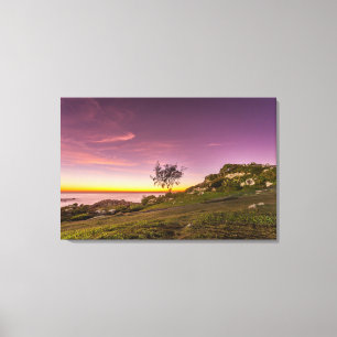 Sunrise On The Beach In Florianopolis Canvas Print