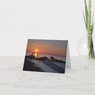 Sunrise on the Cape Blank Notecard
