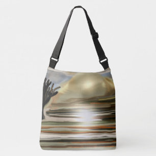 Sunrise on the Desert Southwest Abstract Art Crossbody Bag