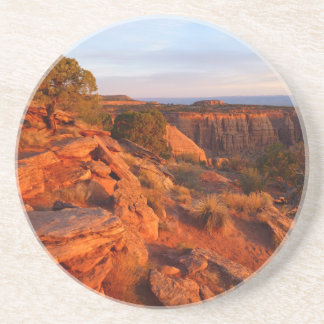 Sunrise on the Grand View Trail at CO Monument Coaster