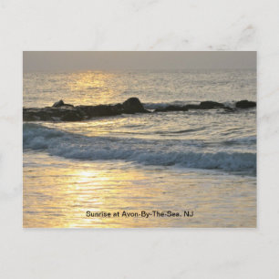 Sunrise on the Jersey Shore Postcard