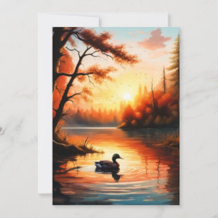 Sunrise on the Lake Holiday Card