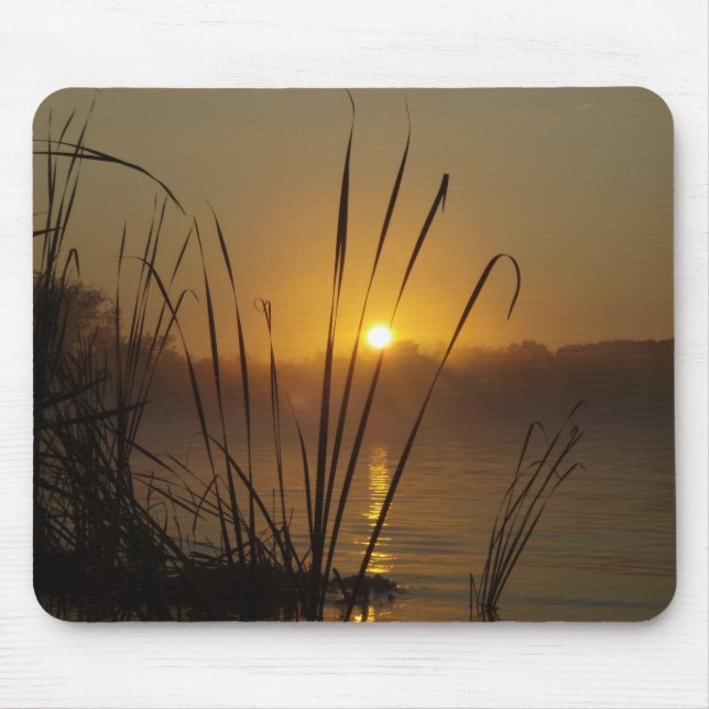 Sunrise on the Lake Mouse Pad (Front)