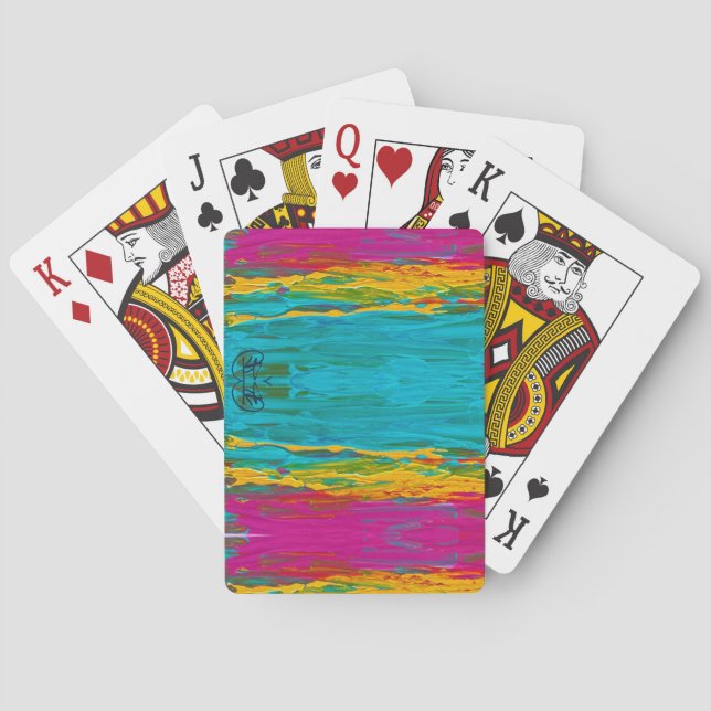 Sunrise On the Lake Playing Cards (Back)
