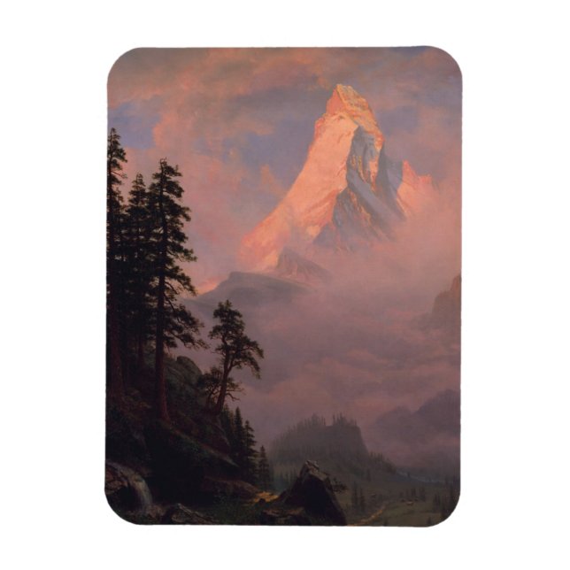 Sunrise on the Matterhorn Magnet (Vertical)
