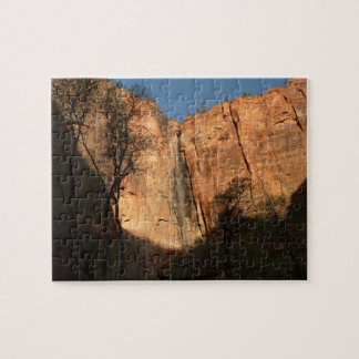 Sunrise on the Riverside Walk Trail at Zion Jigsaw Puzzle