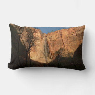 Sunrise on the Riverside Walk Trail at Zion Lumbar Cushion