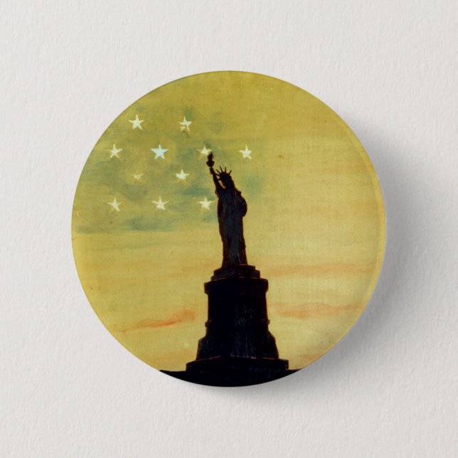 Sunrise or Sunset Own a Liberty Bond 6 Cm Round Badge (Front)