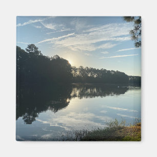 Sunrise Over a Georgia Lake Magnet