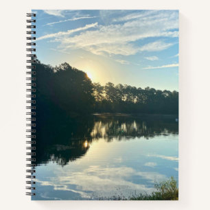 Sunrise Over A Georgia Lake Notebook
