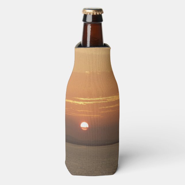 Sunrise over Aruba I Caribbean Seascape Bottle Cooler (Bottle Front)