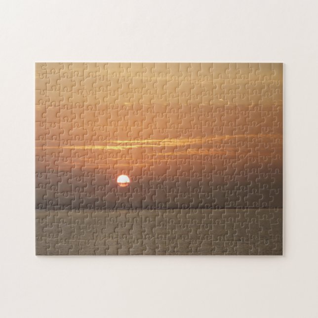 Sunrise over Aruba I Caribbean Seascape Jigsaw Puzzle (Horizontal)