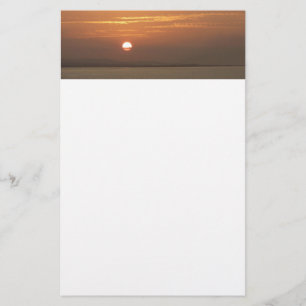 Sunrise over Aruba I Caribbean Seascape Stationery