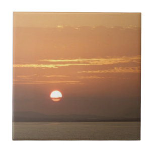 Sunrise over Aruba I Caribbean Seascape Tile