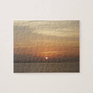 Sunrise over Aruba II Caribbean Seascape Jigsaw Puzzle