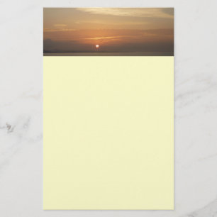 Sunrise over Aruba II Caribbean Seascape Stationery