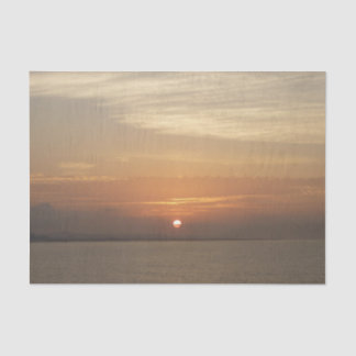 Sunrise over Aruba II Caribbean Seascape Tissue Paper