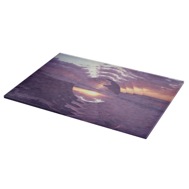 Sunrise Over Atlantic Ocean Cutting Board (Corner)
