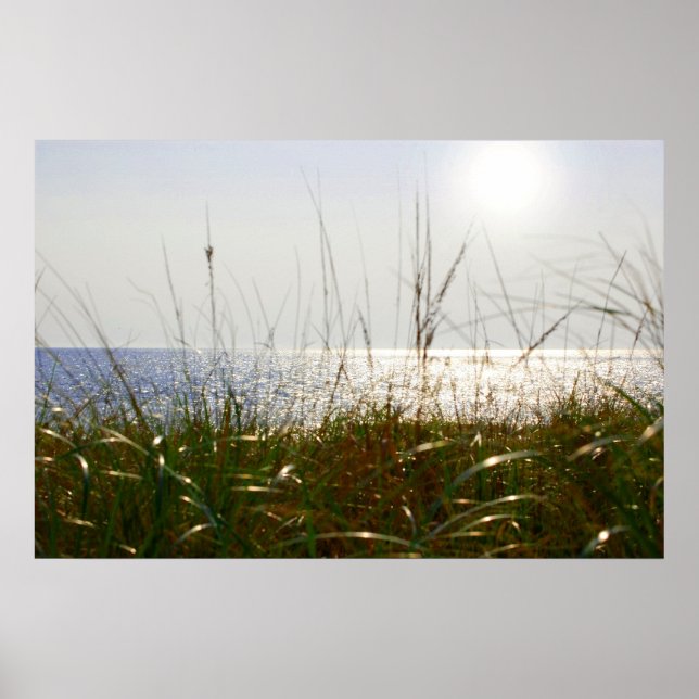 Sunrise Over Atlantic Ocean Poster (Front)