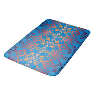 Sunrise over Blue Sky Royal Damask Bath Mat